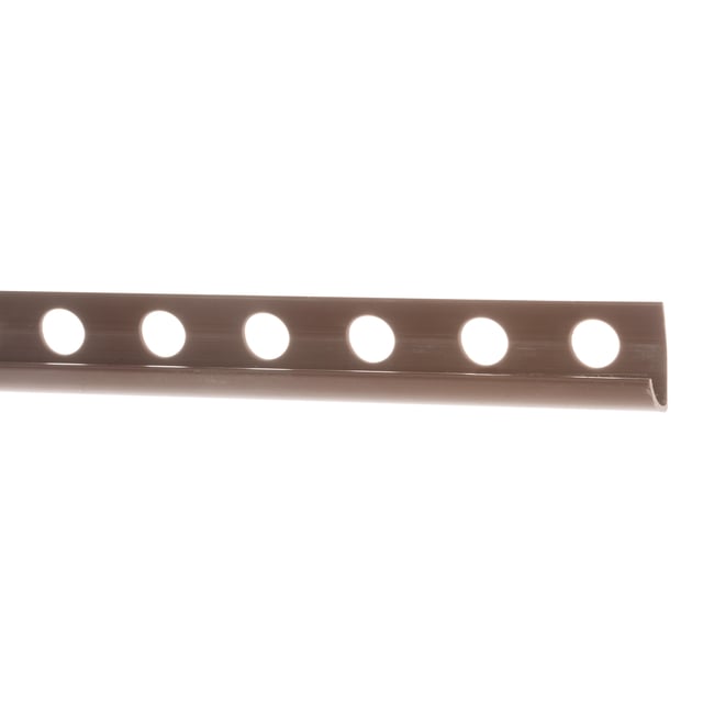 PERFIL ESQUINA REDONDEADA PVC 10.5X2600 MM MARRON