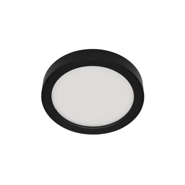 DOWNLIGHT SUPERFICIE CIRCULAR NEGRO 6W CCT