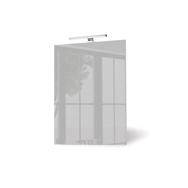 ESPEJO DE BAÑO CON APLIQUE DE LUZ LED NUBIA 60X80 CM - 1