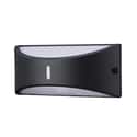 APLIQUE DE PARED LED EXTERIOR 10W NEGRO IP54 CENTA - 1