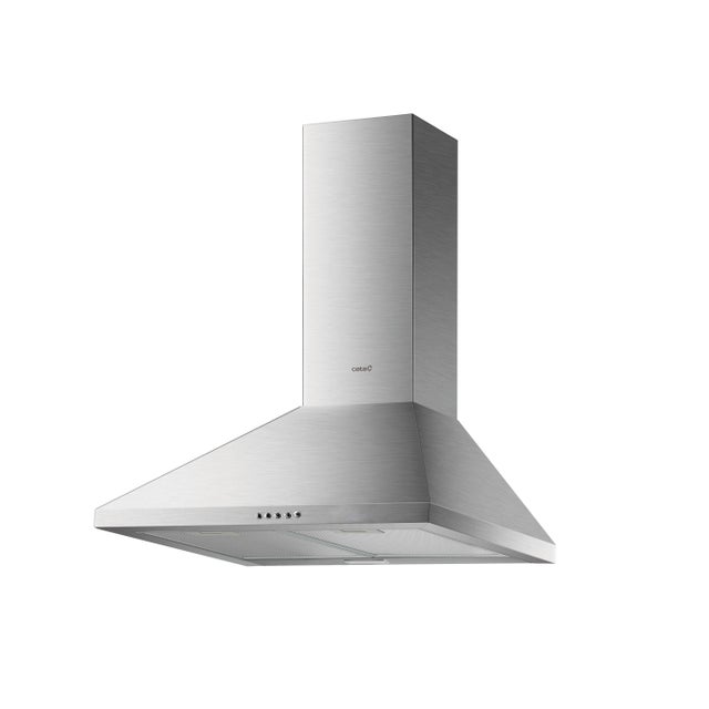 CAMPANA COCINA DECORATIVA PIRAMIDAL 60 CM ACABADO INOX CATA V-6000 X 