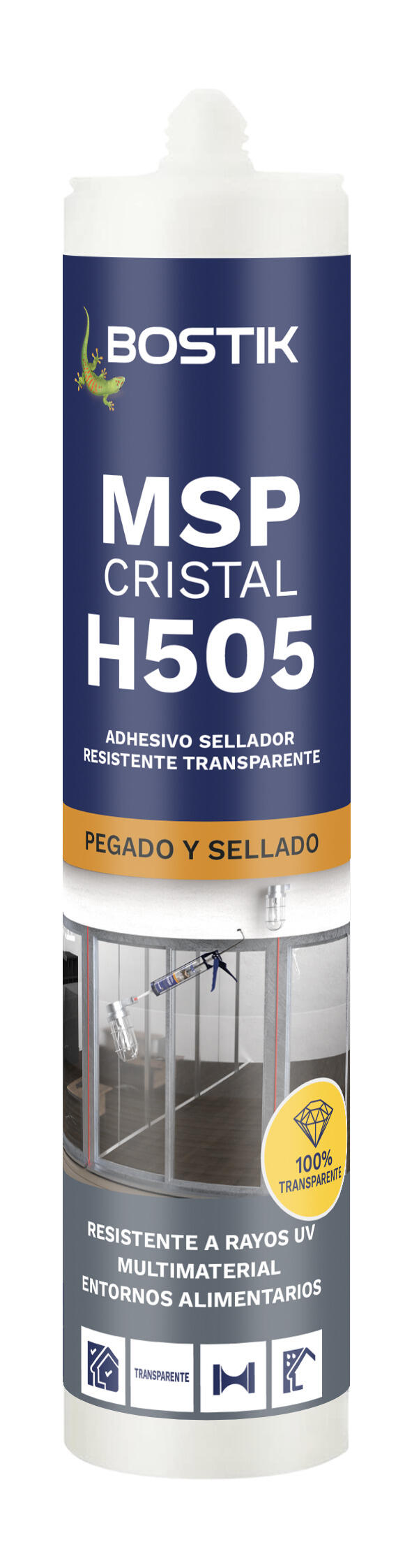 POLIMERO MS CRISTAL SELLADOR 280ML TRANSPARENTE