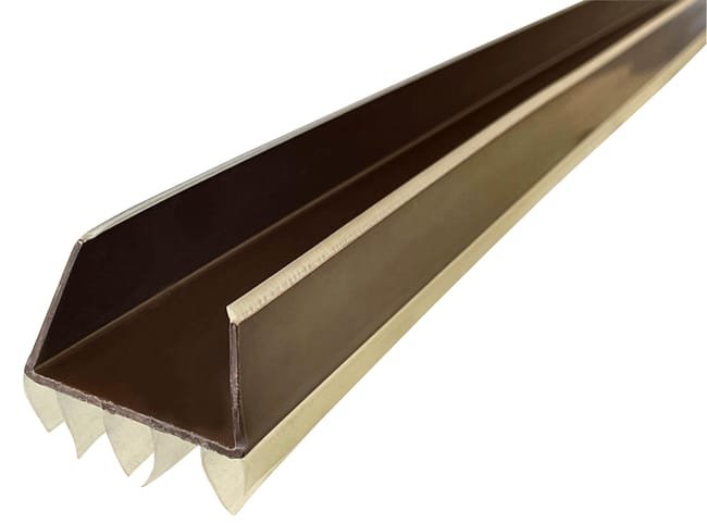BURLETE BAJO PUERTA MARRÓN 1M PVC EXTERIOR BURCASA - 1