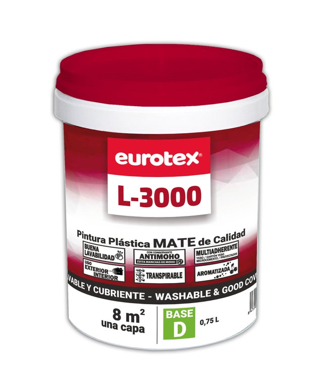 BASE PINTURA PLÁSTICA MATE L3000 750ML TONOS MEDIOS