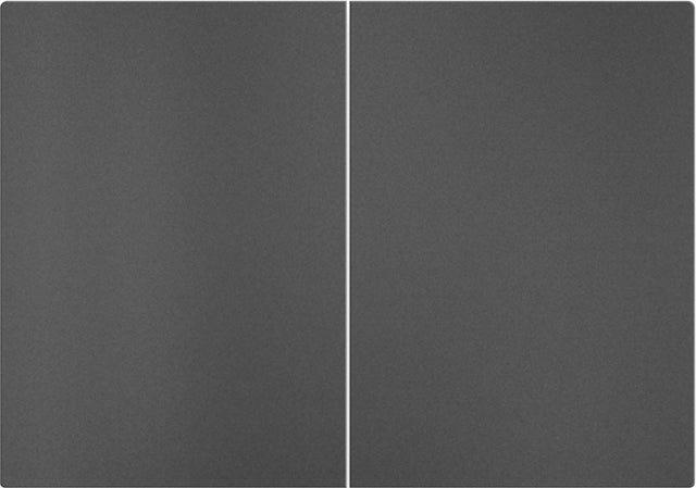 TECLA DOBLE CONMUTADOR SERIE CORAL GRIS