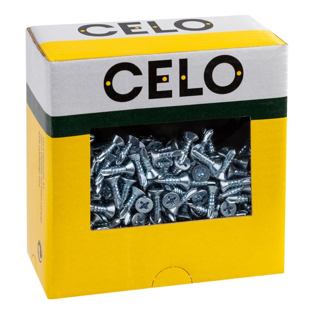 TORNILLOS ROSCA CHAPA PARA METAL CINCADOS 3,5X13MM. 500UDS