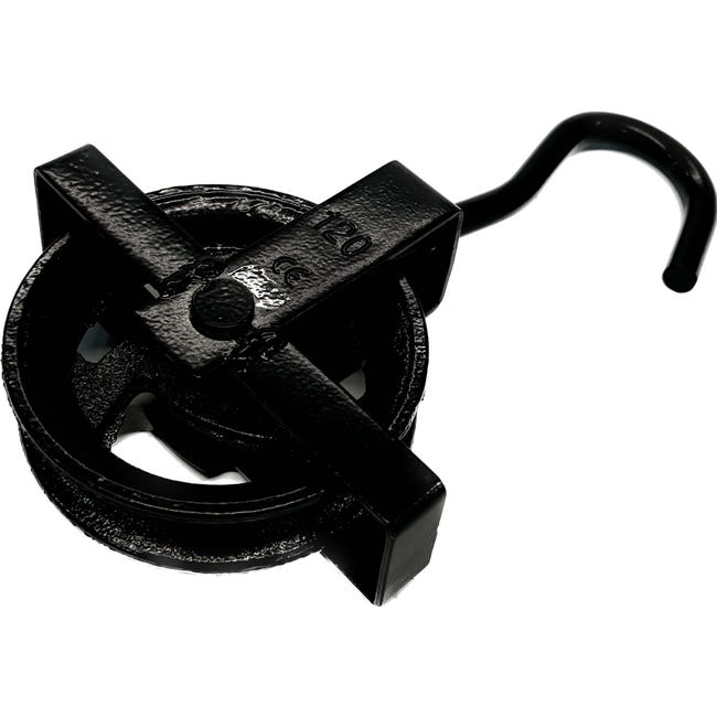 POLEA DE POZO CON GUARDA  120 MM - 1