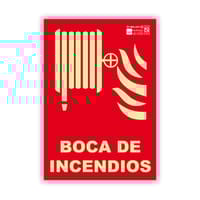 SEÑAL FOTOLUMINISCENTE BOCA INCENDIO 1UD - 1
