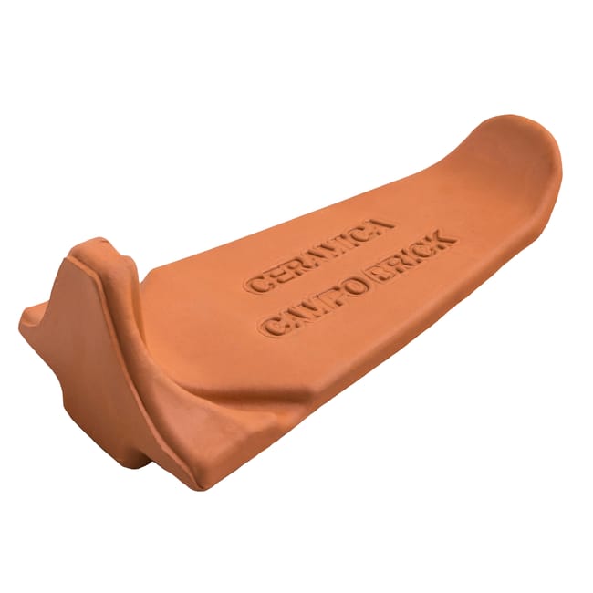 CUÑA PARA TEJA CERÁMICA CURVA ROJO 40X15 CM - 1