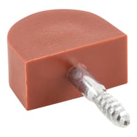 PORTAESTANTE SEMICIRCULAR DE ATORNILLAR 13 MM MARRON . 100 UDS - 1