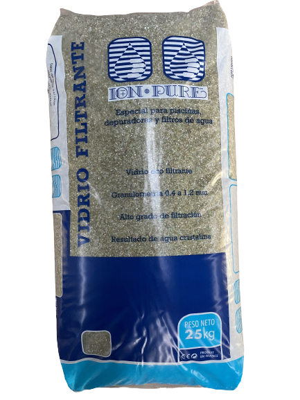 VIDRIO FILTRANTE 25KG