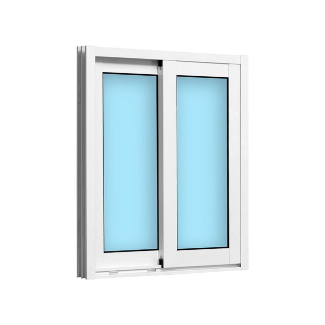 VENTANA ALUMINIO CORREDERA BLANCA 60X70CM