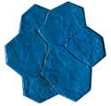 MOLDE PIEDRA IRREGULAR AZUL RÍGIDO PARA HORMIGÓN IMPRESO - 1