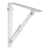 ESCUADRA PARA BALDA ABATIBLE 200 X 200  MM. BLANCA. AMIG - 1