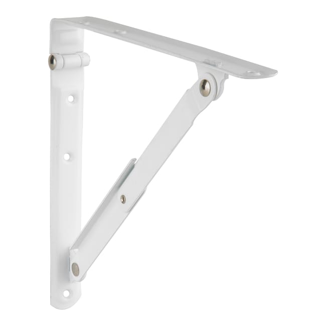 ESCUADRA PARA BALDA ABATIBLE 200 X 200  MM. BLANCA. AMIG - 1