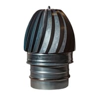 SOMBRERETE GALVANIZADO PARED SIMPLE 150MM - 1