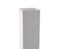 BAJANTE RECTANGULAR PVC 3M BLANCO - 1