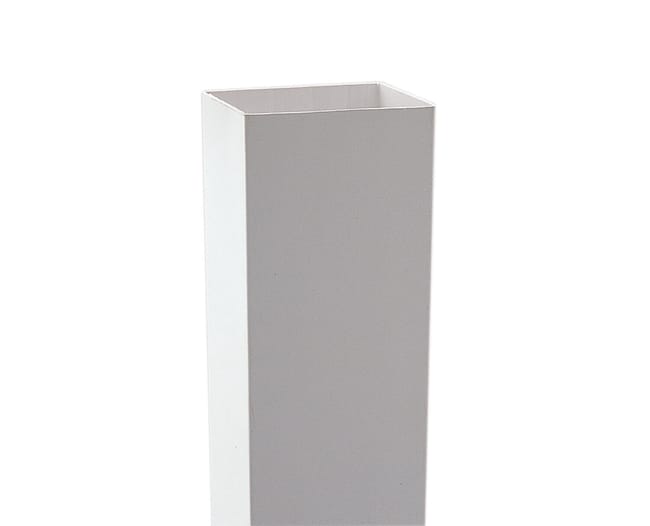 BAJANTE RECTANGULAR PVC 3M BLANCO - 1