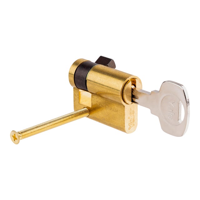 CILINDRO SEGURIDAD ANTIBUMPING 30X10MM. PUNTOS LEVA 15MM  LATON  YL6 YALE