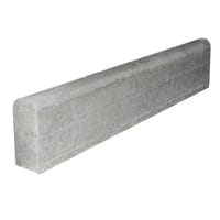 BORDILLO DE HORMIGÓN REDONDEADO GRIS 100X20X8CM - 2