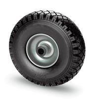 RUEDA CARRETILLA 260 MM IMPINCHABLE HASTA 150KG LLANTA METAL - 1