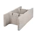 BLOQUE DE HORMIGÓN  H MURO 50X25X20 CM - 1
