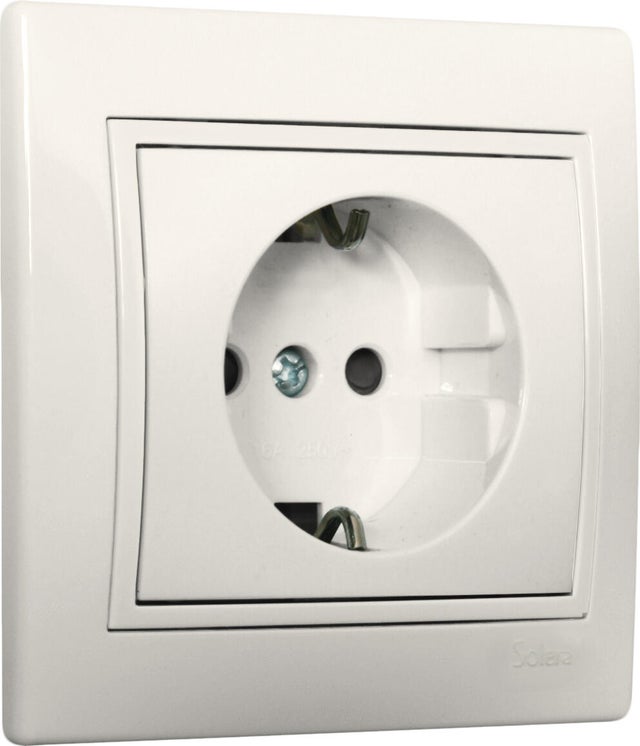 SCHUKO SERIE EUROPA BLANCO