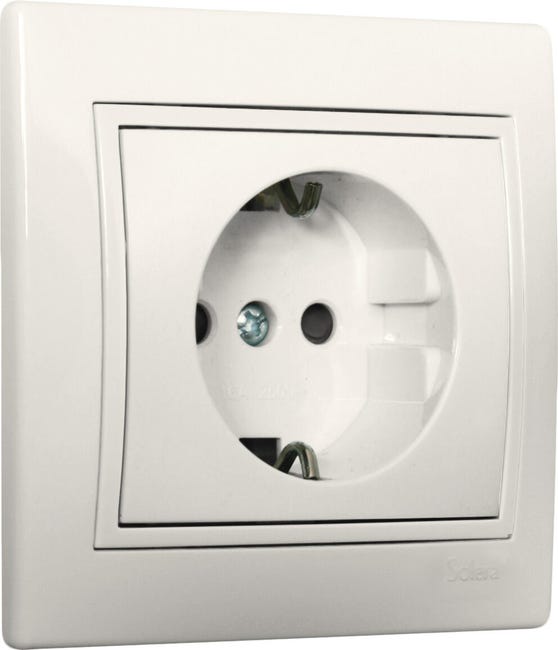 SCHUKO SERIE EUROPA BLANCO - 1