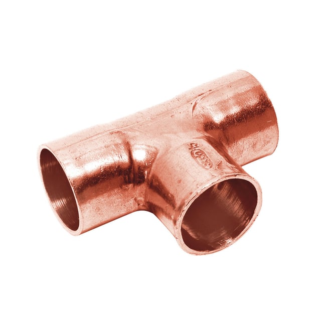 TE Ø12MM COBRE HEMBRA 2 UNIDADES