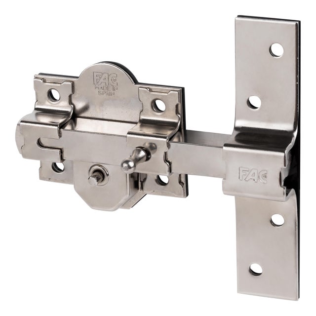 CERROJO PUERTA DE SEGURIDAD ANTIBUMPING PARA INTERIOR Y EXTERIOR NIQUELADO 5 LLAVES FAC