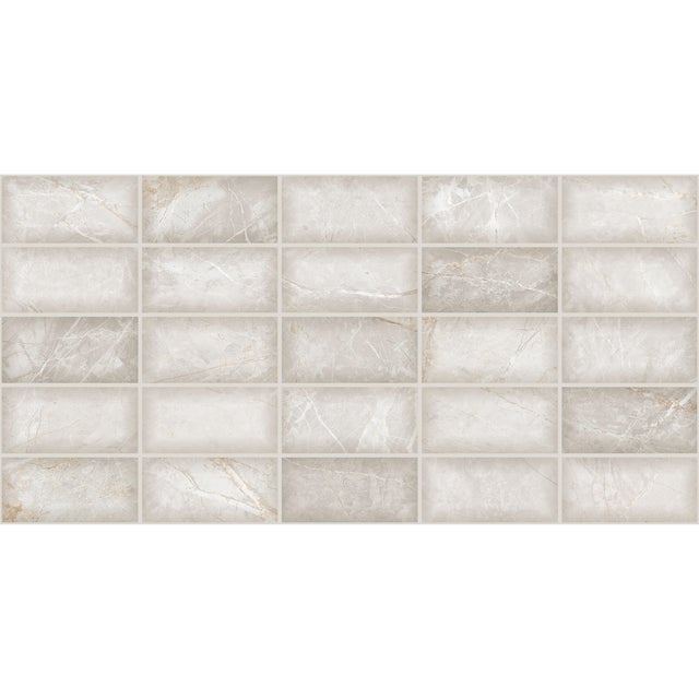 AZULEJO PASTA ROJA 25X50CM CIONAL DECOR IVORY