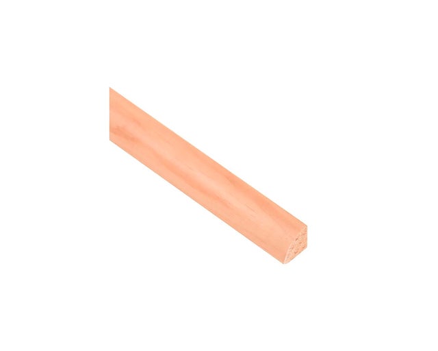 MOLDURA JUNQUILLO MADERA PINO RADIATA 2500 X 12 X 12 MM
