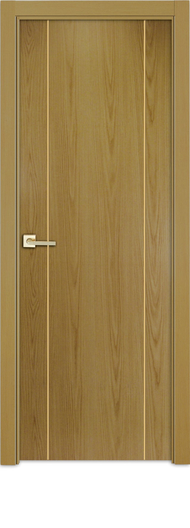 PUERTA INTERIOR EN BLOCK ACABADO ROBLE VT2  62,5 CM. DERECHA