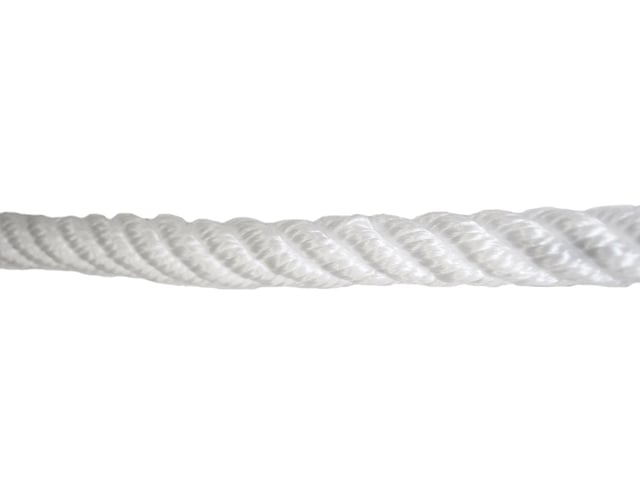 CUERDA POLIESTER CABLEADA 14MM. 1M BLANCO ROMBULL