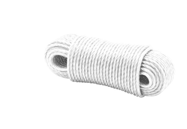CUERDA CABLEADA POLIETILENO PLASTIFICADA 5  MM. 20 M  ROMBUL