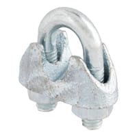 SUJETACABLE ESTRIBO DIN 741 GALVANIZADO 8 MM. 8 UDS - 1