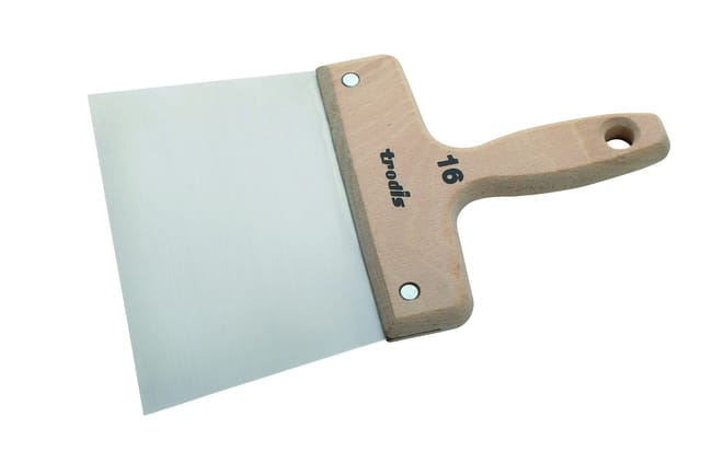 ESPATULA EMPLASTECER MANGO MADERA 160 MM - 1