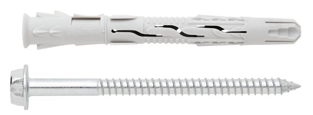 TACO LARGO UNIVERSAL TNUX Ø 10 X 100  MM CON TORNILLO CABEZA HEXAGONAL INDEX. 50 UDS