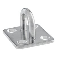 PLACA PASACABO ACERO INOXIDABLE 30 X 35 MM - 1