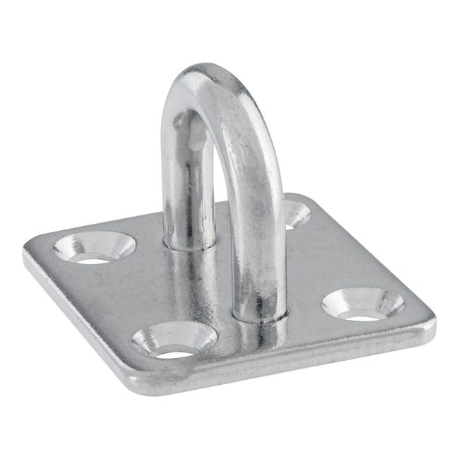 PLACA PASACABO ACERO INOXIDABLE 30 X 35 MM - 1