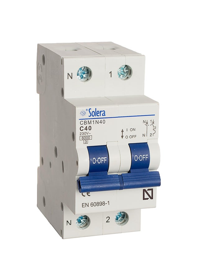 AUTOMÁTICO MAGNETOTÉRMICO 1 P+N 40A SOLERA