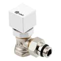 VÁLVULA TERMOSTÁTICA DOBLE REGLAJE ESCUADRA HEMBRA Ø 3/8