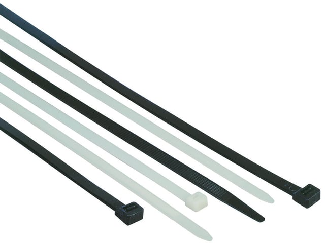 BRIDA NYLON 4.8X200MM NEGRO (100 UDS)