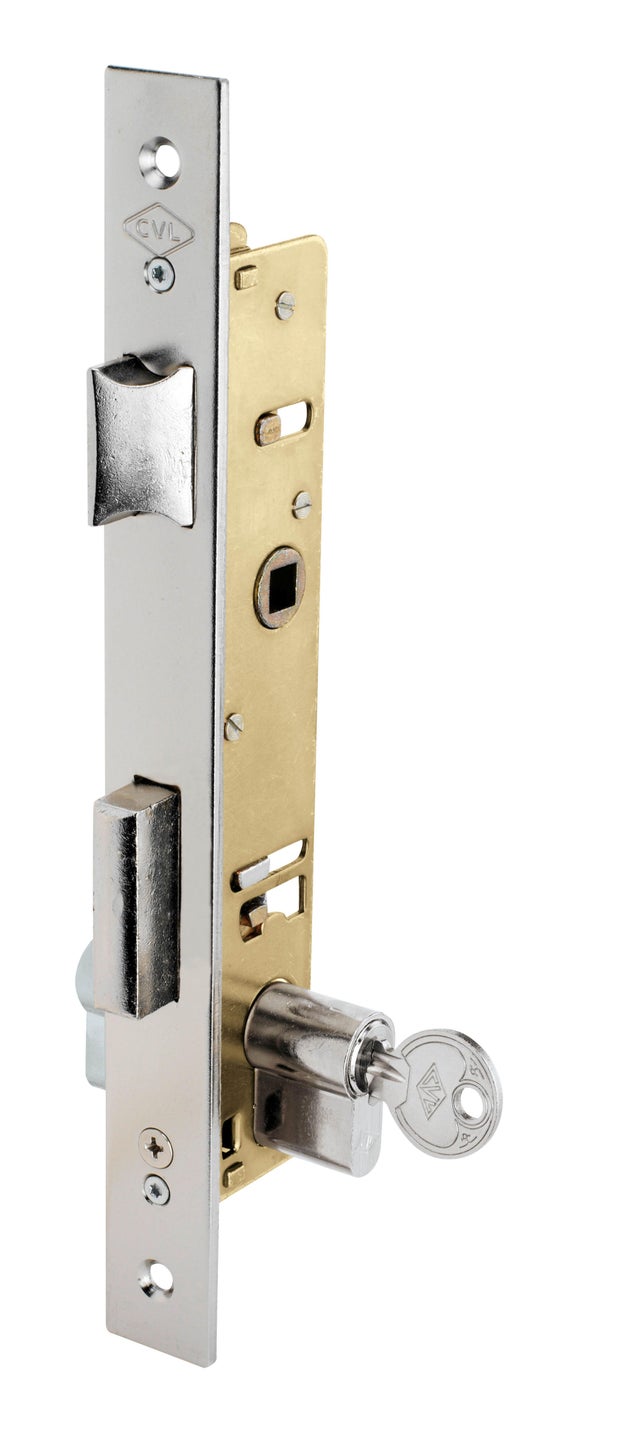 CERRADURA CARPINTERIA METALICA CON CILINDRO PICAPORTE Y PALA DESLIZANTE 20  MM. 1984 CVL