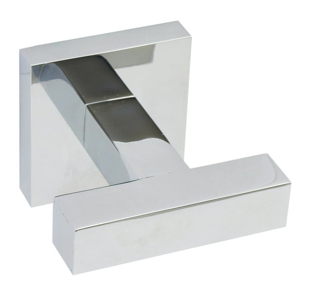 PERCHA DOBLE SQUADRA LATON CROMADO