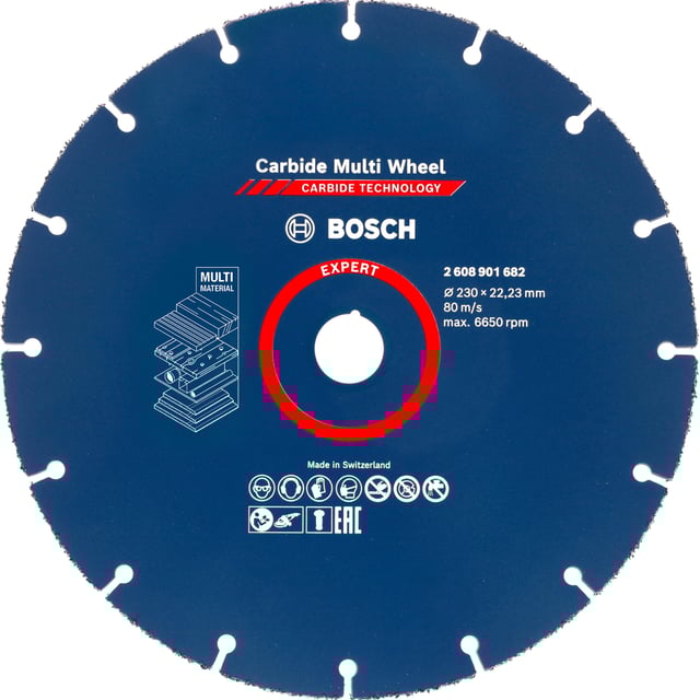 DISCO CORTE MULTIMATERIAL 230MM BOSCH