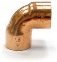 CODO 90º 10MM SOLDAR COBRE 10 UNIDADES