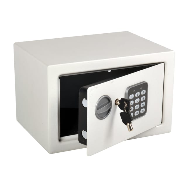 CAJA FUERTE ELECTRÓNICA DE APERTURA CÓDIGO DE SOBREMESA DE TAMAÑO PEQUEÑO 9L - 1