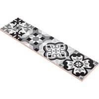 CENEFA CERÁMICA 7X30CM 7559 GRIS. PACK 3 UNIDADES - 1