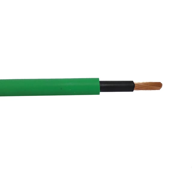 CABLE LIBRE DE HALÓGENOS RZ1-K 1X10MM2 VERDE 1M